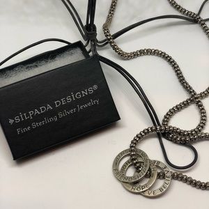 SILPADA THREE CIRCLES SILVER PENDANTS